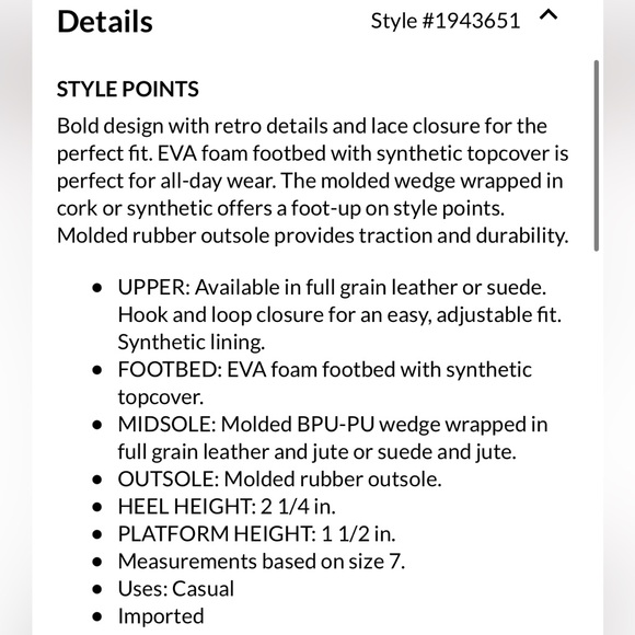 SOREL Cameron Flatform Sandal- 8.5 - Picture 13 of 14